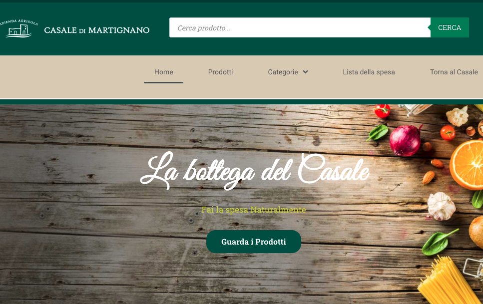 Attivo il nostro shop online